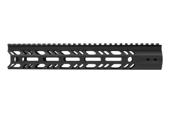 2A armament builders series AR15 handguard with M-LOK slots, black finish, and redesigned barrel nut
